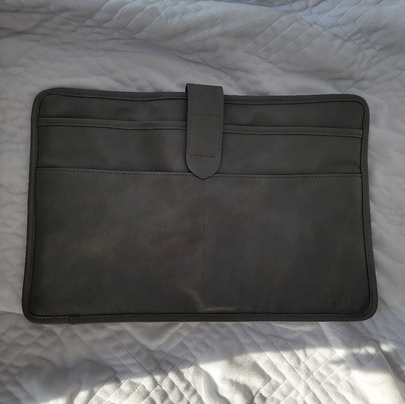 BEIS Mini Convertible Weekender In Grey - Picture 6 of 9